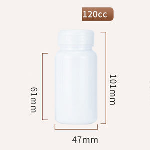 Botella blanca de grado alimenticio altamente segura y saludable para almacenar cápsulas de vitaminas y cajas de almacenamiento de medicamentos - Product Image 2