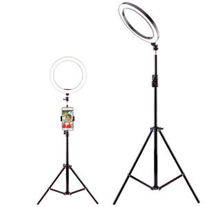 Rotación 360 10 pulgadas 10 pulgadas Ringlight Professionnel Led Ring Light Avec Tripied - Product Image 1