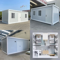 Maison préfabriquée de 20 pieds, maison modulaire de luxe en conteneur de 40 pieds, maison de camping préfabriquée, maison en conteneur détachable