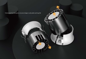 Arcllux X Series Hiện Đại Trong Nhà <span class=keywords><strong>COB</strong></span> LED Đèn Ánh Sáng Vòng Trim Trimless Có Thể Điều Chỉnh Nhôm IP44 Đánh giá Nhà Văn Phòng Thay Đổi Độ Sáng - Product Image 3