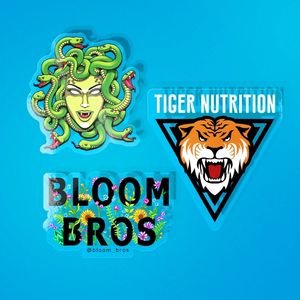 Oldukça net baskılı şeffaf kalıp kesim Sticker özel kişiselleştirilmiş logo kendinden yapışkanlı vinil etiket çıkartma içecekler fincan etiket için - Product Image 3