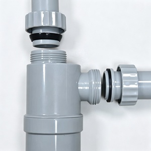 Kit de <span class=keywords><strong>siphon</strong></span> à joint d'étanchéité S/P, drain de lavabo anti-insectes à éjection rapide pour drainage universel de salle de bain - Product Image 4