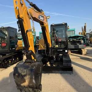 Excavatrice sur chenilles hydraulique Sany 60u d'occasion, 6 tonnes, boîte de vitesses, moteur, pompe, bon état, construction, agriculture, modèle 2024 - Product Image 2