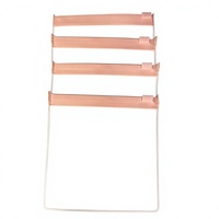 Sacs d'emballage pour bijoux EVA, mini-sacs refermables transparents, petits sacs en plastique recyclables avec fermeture éclair