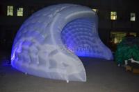 Événement extérieur Pop up blanc air gonflable Igloo dôme tente chapiteau Igloo cirque gonflable fête tente discothèque publicité tente