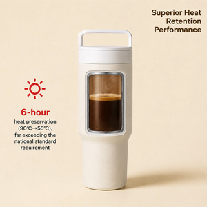 Tasse isotherme portable de 20 oz en acier inoxydable 304 de qualité supérieure, à double paroi, avec logo personnalisé - Product Image 5