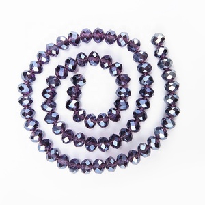 Rondell autriche perles de cristal à facettes perles de verre ovales perles entretoises en vrac pour la fabrication de bijoux bracelet à bricoler soi-même collier - Product Image 3