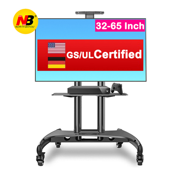 Nb Ava1500-60-1p Modern Floor Mounts Stand Bracket TV Cart for 32