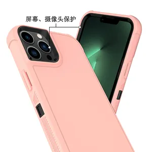 IVYMAX offre spéciale vente directe couverture de téléphone TPU + PC pour iPhone 14 15 16 étui de téléphone couverture de défense Triple là dans un étui - Product Image 2