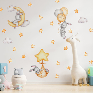 Adesivi murali autoadesivi per camerette con decorazioni per <span class=keywords><strong>stelle</strong></span> <span class=keywords><strong>e</strong></span> orsi camera da letto - Product Image 1