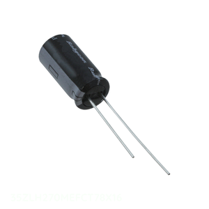 Distribuidor Autorizado, Condensador de Aluminio de 270 uF, 35ZLH270MEFCT78X16, 270UF, 20%, 35V, Radial, de Orificio Pasante - Product Image 1