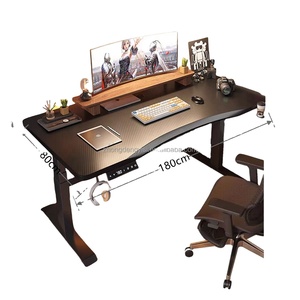 Motorized Double Motor Three-section Leg Electric Height Adjustable Standing Desk for Ergonomic Smart Office Computer Table - Product Image 5