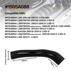 Manguera de Admisión/Salida del Intercooler para Mitsubishi L200 Triton IV, Pajero Montero Sport, Nativa <span class=keywords><strong>II</strong></span> 2008-2016 4D56 2.5D KA4T - Product Image 2