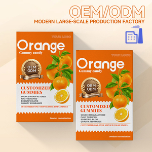 Bán buôn đường miễn phí Cam Vitamin C Gummy thức ăn nhanh Gummy kẹo cho da móng tay chăm sóc tóc - Product Image 2