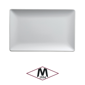 Plat de service rectangulaire Boston / Tokyo blanc 20 × 13 cm en grès M1934 - Product Image 4