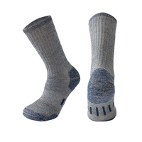 Chaussettes d'hiver en laine mérinos chaudes, respirantes et rembourrées pour la randonnée en plein air et le travail