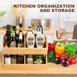 Pantry Organizers and Storage Potato and Onion Storage <b>Bin</b> Bamboo Storage <b>Bins</b> Countertop and Vegetable Storage - Product Image 4