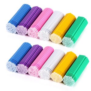 Microcepillo de Algodón Ecológico para Limpieza de Extensiones de Pestañas, Aplicador Desechable Sin Pelusas, Herramienta para Remover Pegamento de Pestañas - Product Image 2