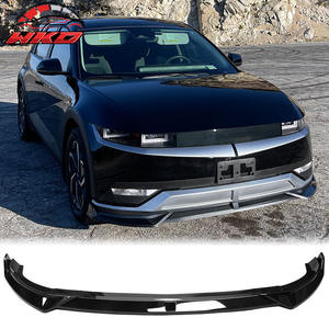 Pour Hyundai Ioniq 5 2022-2024 Noir Brillant Style IKON 3 Pièces Spoiler de Pare-chocs Avant PP Kit Carrosserie de Haute Qualité - Product Image 1