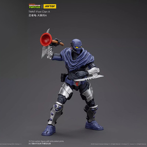 JOYTOY TMNT-Foot Clan B 1/18 Action Figure Modellino Articolato da Collezione Statuetta Miniatura Personaggio con Accessori e Base Espositiva - Product Image 4