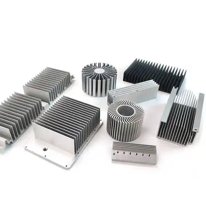 Perfiles de aluminio extruido circulares grandes personalizados con varios modelos y especificaciones para enfriadores de radiador