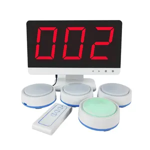 JT Wireless Responder LED-Anzeige Interaktive Spielshow Antwort Buzzers Buttons School Family Quiz Game Buzzer System