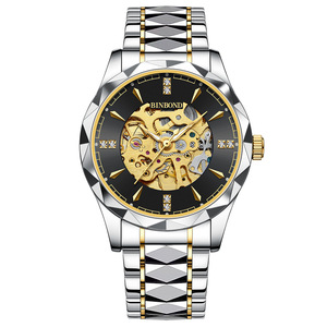 Montre automatique mécanique pour homme, sport et affaires, boîtier en métal, bracelet en acier inoxydable, 26 mm, 44 mm, aiguilles lumineuses, 50 m étanche - Product Image 6