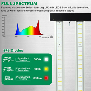 High Lumen 120W LED <b>Light</b> 4 Bars with Best Efficacy Full Spectrum Aluminum for Growing <b>Light</b> - Product Image 5
