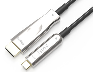 สายเคเบิลออปติคอลแบบแอคทีฟ USB-C เป็น HDMI ยาว 30 เมตร รองรับ 4K 21.6Gbps สำหรับจอแสดงผลทางการแพทย์, ระบบวิชันซิสเต็ม และระบบ AV (4K 60Hz) - Product Image 5