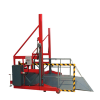 Nouveau niveleur de quai hydraulique vertical à mât pour le chargement et le déchargement de marchandises en surcharge