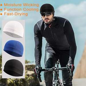 Gorra <span class=keywords><strong>de</strong></span> Ciclismo y Running con Logotipo Personalizado, Forro <span class=keywords><strong>de</strong></span> Casco Refrigerante, Absorbente <span class=keywords><strong>de</strong></span> Sudor, para Hombre y <span class=keywords><strong>Mujer</strong></span> - Product Image 1