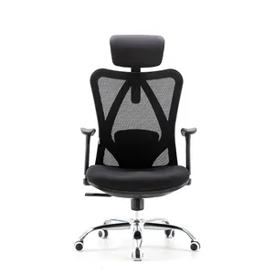 2022 5 star base 알루미늄 polyester fabric 롤러 bladewheel mesh 백 fabric seat 인체 공학적 office 자