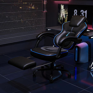 <span class=keywords><strong>Amazon</strong></span> Allemagne Meilleure vente Mobilier <span class=keywords><strong>de</strong></span> <span class=keywords><strong>bureau</strong></span> <span class=keywords><strong>de</strong></span> luxe Chaise <span class=keywords><strong>de</strong></span> <span class=keywords><strong>bureau</strong></span> <span class=keywords><strong>de</strong></span> jeu en tissu maillé respirant en cuir PU Stuhl <span class=keywords><strong>de</strong></span> jeu avec repose-pieds - Product Image 4