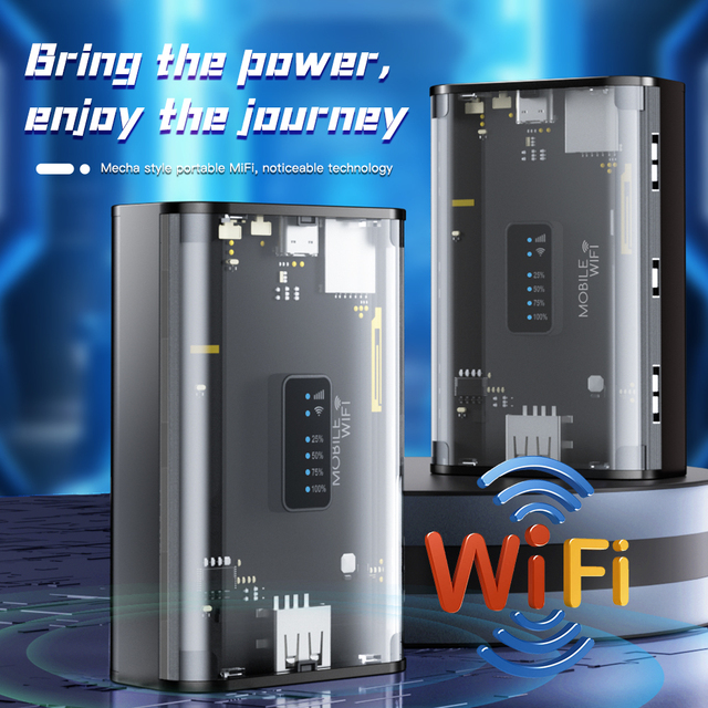 Power Bank Function KuWFi Outdoor Pocket Wifi Router 5200mAh Portable 4g Modem Mobile Hotspot Router for Travel