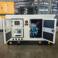 Groupe électrogène diesel silencieux Baudouin 20kW 24kW 30kVA Ricardo 490 refroidi par eau avec ATS démarrage automatique et disjoncteur ABB