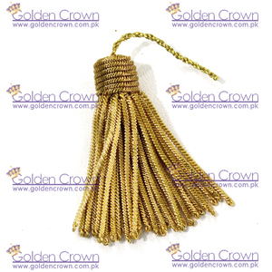 พู่โลหะประดับทองแท่งทำด้วยมือสำหรับการออกแบบตกแต่งภายใน - Product Image 4