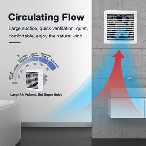 Satisfaction garantie montage sur fenêtre mince salle de bain Ventilation ventilateur d'extraction <span class=keywords><strong>filtre</strong></span> à graisse à flux axial ergonomique OEM électrique - Product Image 6