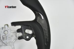 Volant de course personnalisé en fibre de carbone véritable YTcarbon pour <span class=keywords><strong>Megane</strong></span> <span class=keywords><strong>CC</strong></span> <span class=keywords><strong>GT</strong></span> RS MK1 95-04, accessoires intérieurs de voiture, pièces automobiles - Product Image 3