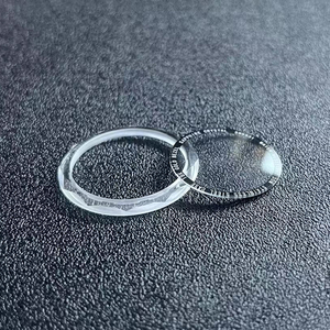 Verre de montre en saphir sablé avec impression sur surface, revêtement antireflet simple face, dureté 9 Mohs, couvercle de montre personnalisé - Product Image 1