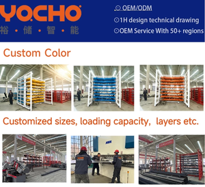 수직 롤아웃 시트 보관 랙, 고효율 물류 최적화 캔틸레버 선반 - Product Image 6