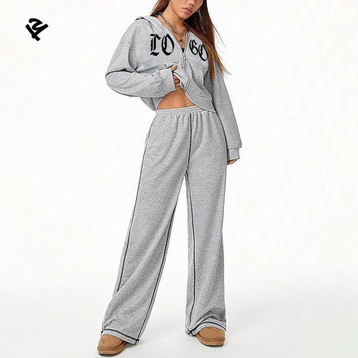 Tomwell Sweat à Capuche Y2k Veste pour Femme Zip Up Hoodies Gothique