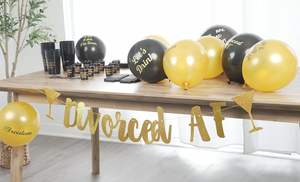 Mujeres divorciadas AF Decor Boy Bye Felicia Goodbye Party Single Party I Do. Lo hice. Globo de suministros para fiestas de despedida - Product Image 2