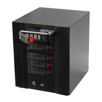 Boîtier de serveur NAS de bureau à 6 baies à échange à chaud, boîtier d'ordinateur NAS avec USB 3.0, compatible Mini ITX, utilisé au bureau