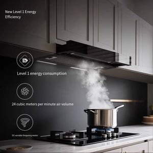 <span class=keywords><strong>Hotte</strong></span> aspirante domestique en acier inoxydable à circulation interne, aspiration puissante, extracteur automatique à commande par ondes - Product Image 2