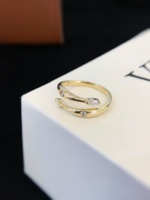 IGI-Zertifizierter Labor-Gezüchteter Diamant Runder Schliff Luxuriöser 14k 18k Gold Eternity Band Verlobungs- und Pinky-Ring für Damen