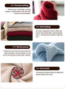 Jieti véritable détergent en <span class=keywords><strong>laine</strong></span> de soie détergent spécial pour chandails en cachemire pull en soie agent de nettoyage en cachemire 500ml - Product Image 5