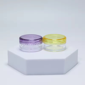 3g 5g <b>Small</b> Round Clear Cream Jar Plastic Pot Box Transparent Cosmetic Sample <b>Container</b> with Lids - Product Image 6
