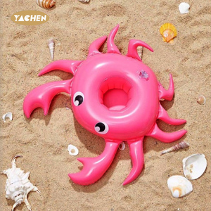 Yachen Inflatable nổi uống chủ uống phao Inflatable cup chủ cua đế lót ly cho bên hồ bơi - Product Image 4