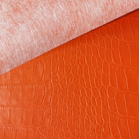 PVC cuir synthétique texture crocodile cuir pour siège de voiture vin boîte-cadeau cahier emballage cuir produit tissu en gros