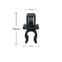 Clip de fixation en nylon haute résistance anti-âge pour support de capot de voiture, compatible Toyota